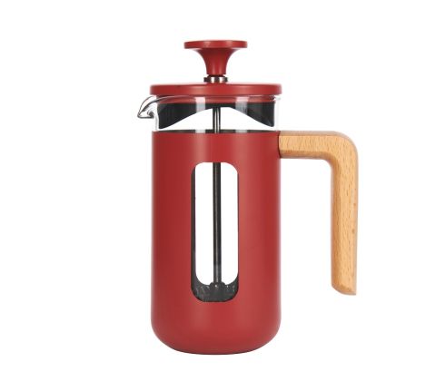 La Cafetière 3-Cup Pisa Cafetiere - Red