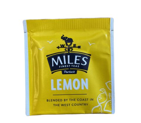 Sample - 1 Lemon Foil Envelope Teabag